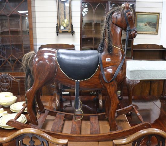 A rocking horse W.110cm